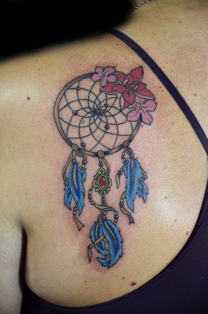 Тату Ловец снов для девушек