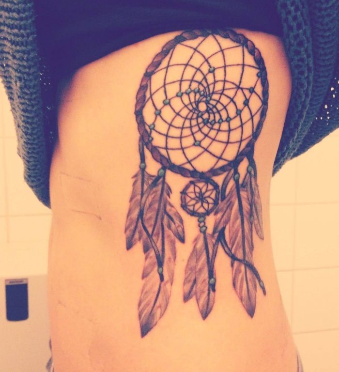 Ловец снов на спине