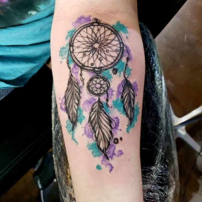 Ловец снов тату