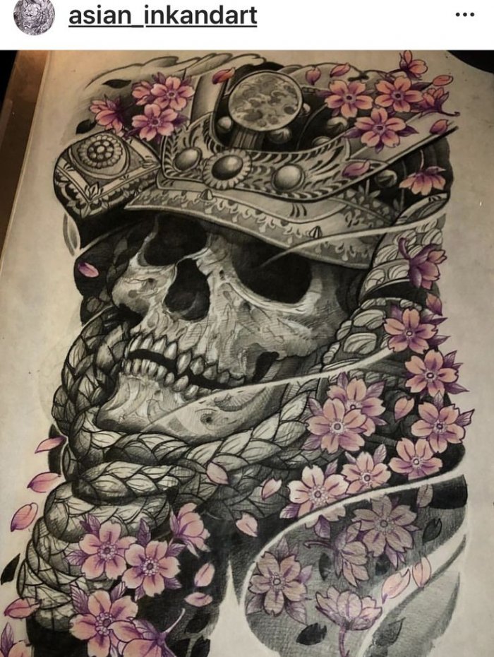 Ориентал тату рукав