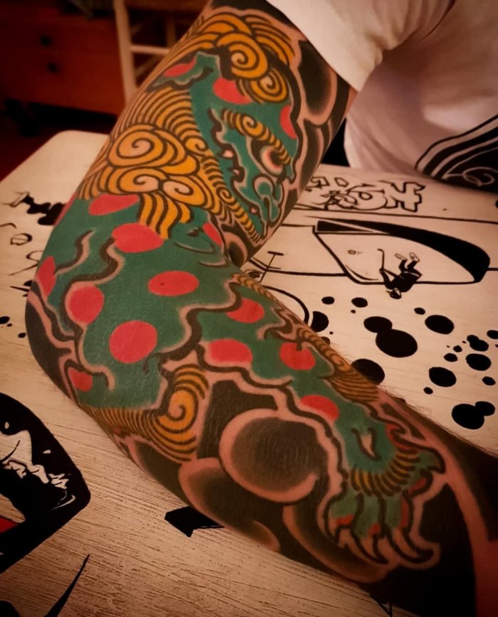 Нео Япония тату