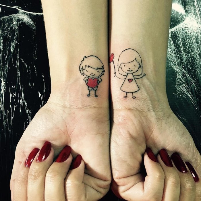 Тату для влюбленных