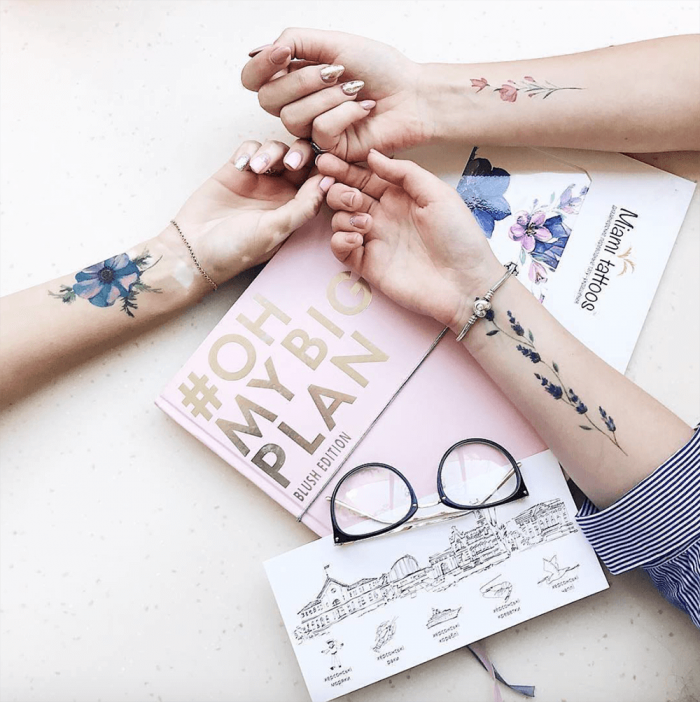 Переводные тату