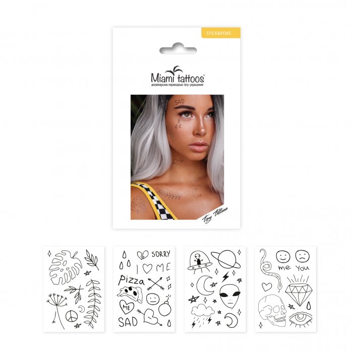 Модные переводные Татуировки