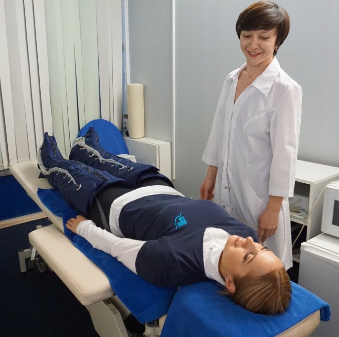 Лимфодренажный массаж аппаратный