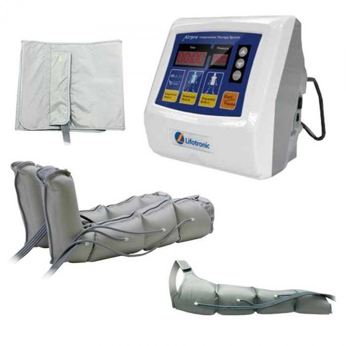 Лимфодренаж ног прессотерапия