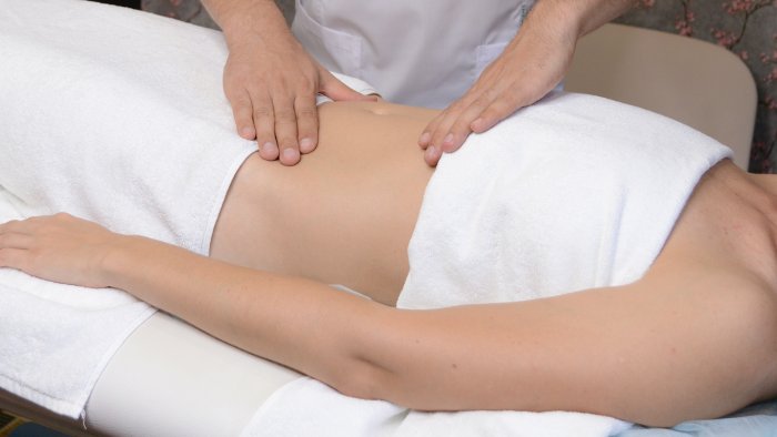 Массаж живота