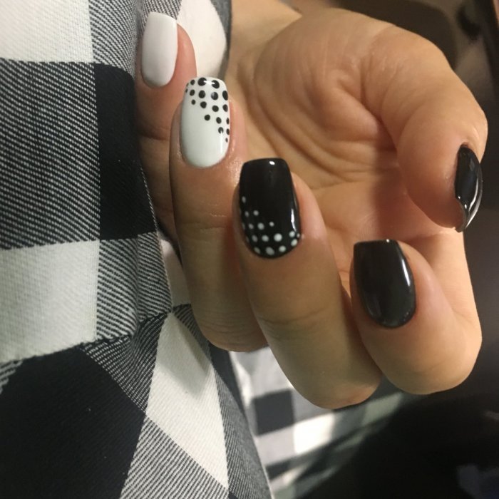 Красивые черно белый шеллак