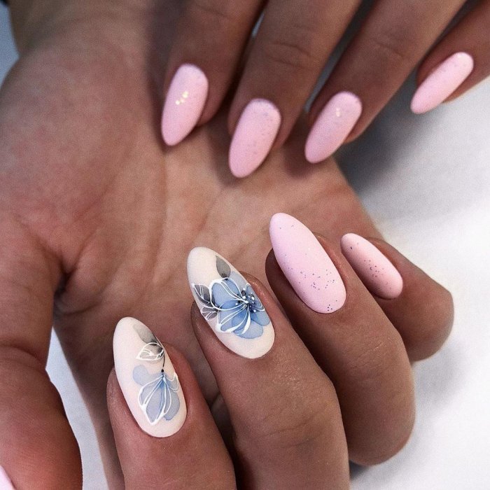 Маникюр на новый год 2021