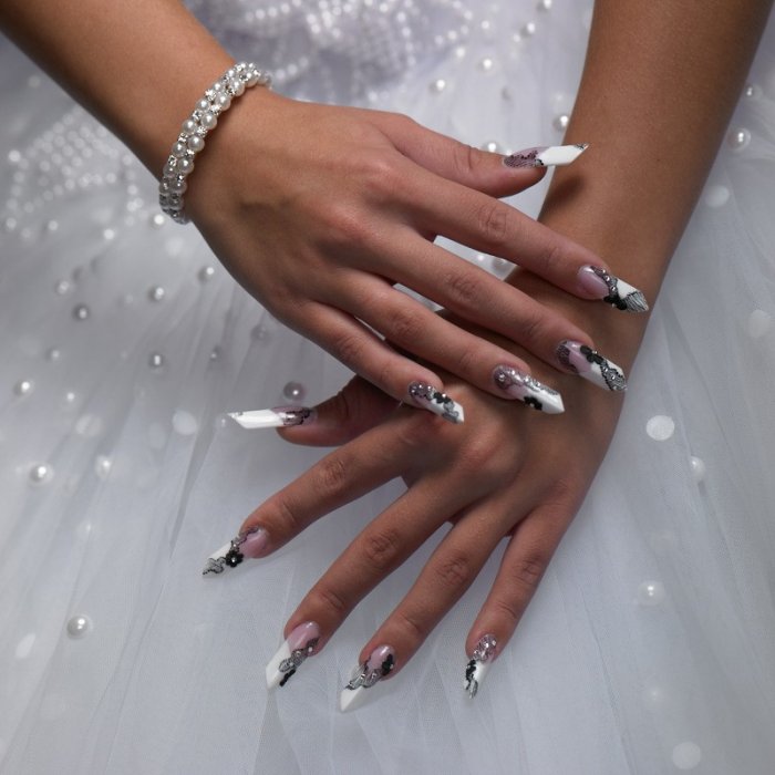 Ногти на свадьбу подруге невесты