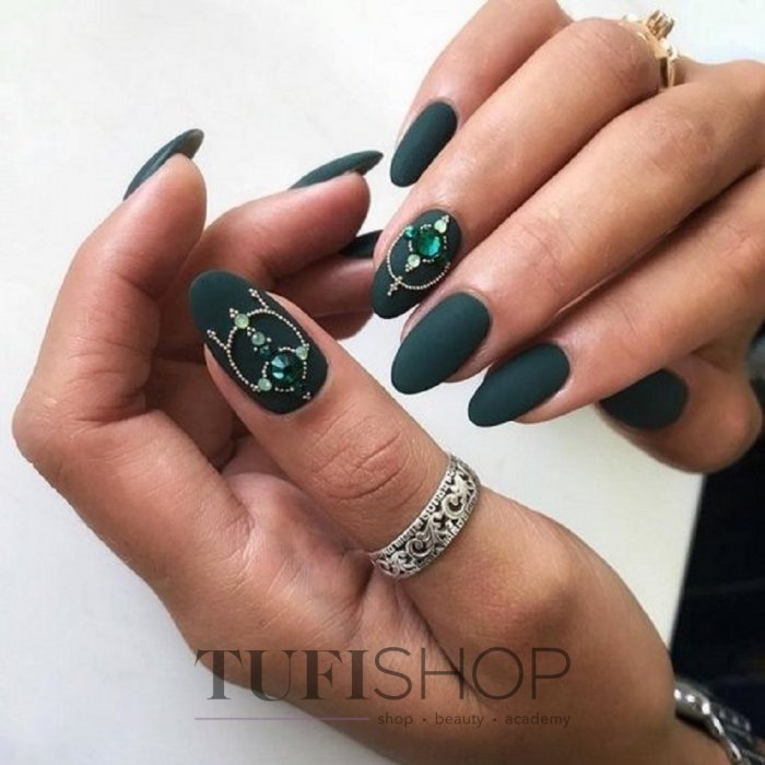 Ногти на новый год длинные