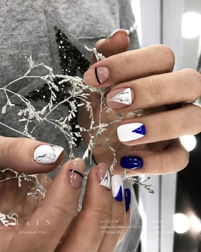 Маникюр зима