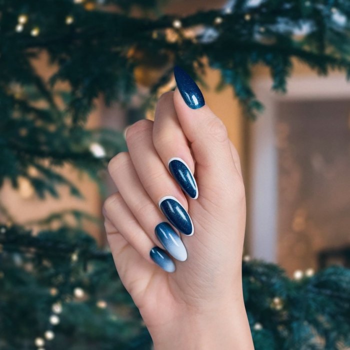 Зимний маникюр 2019