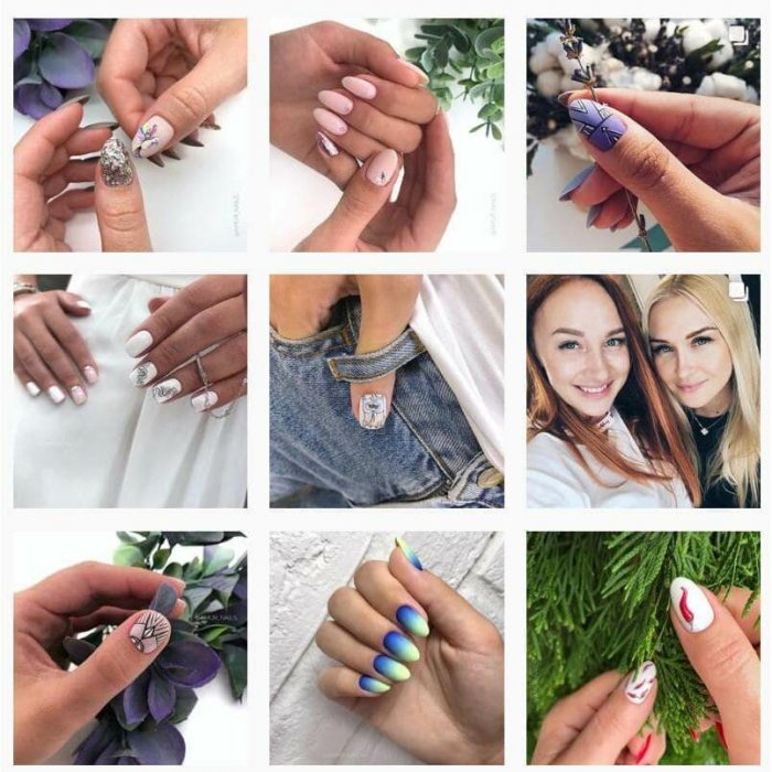 Маникюр на короткие ногти на день рождения