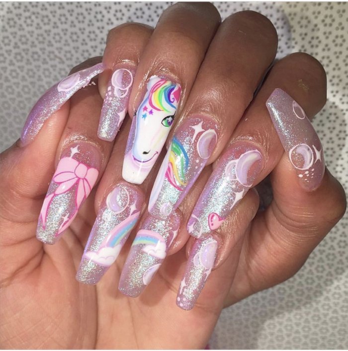 Ногти на др