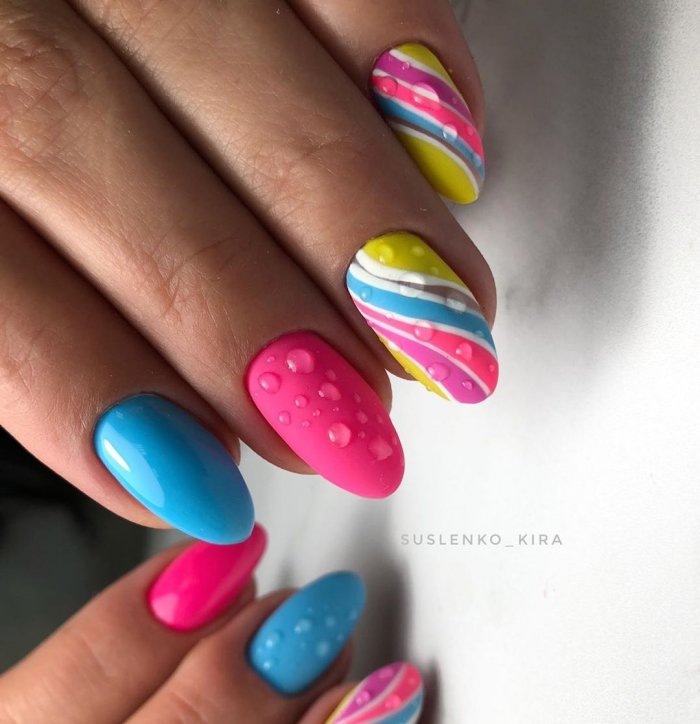 Красивый маникюр на день рождения