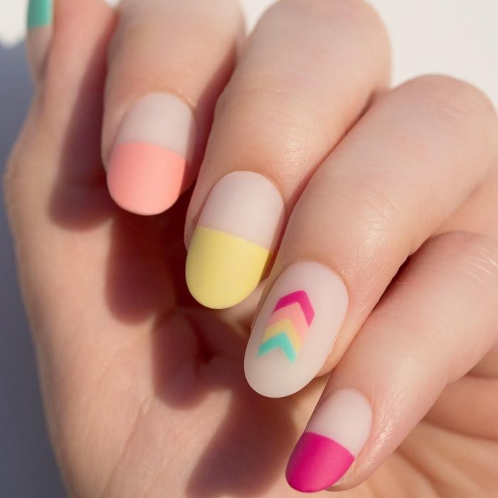 Летний маникюр на день рождения