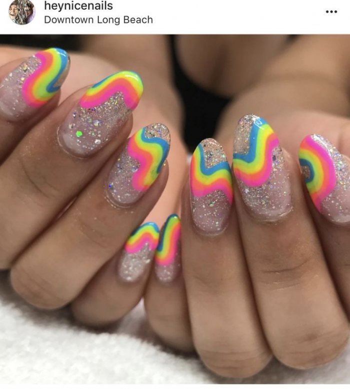 Летний маникюр для детей