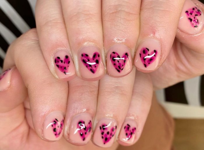 Лето маникюр зефир мороженки фон