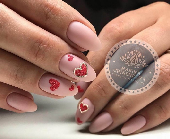 Маникюр на 14 февраля 2020 разные