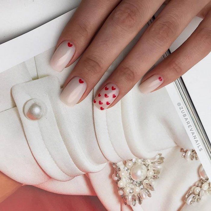 Лето маникюр зефир мороженки фон