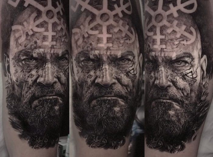 викинги тату
