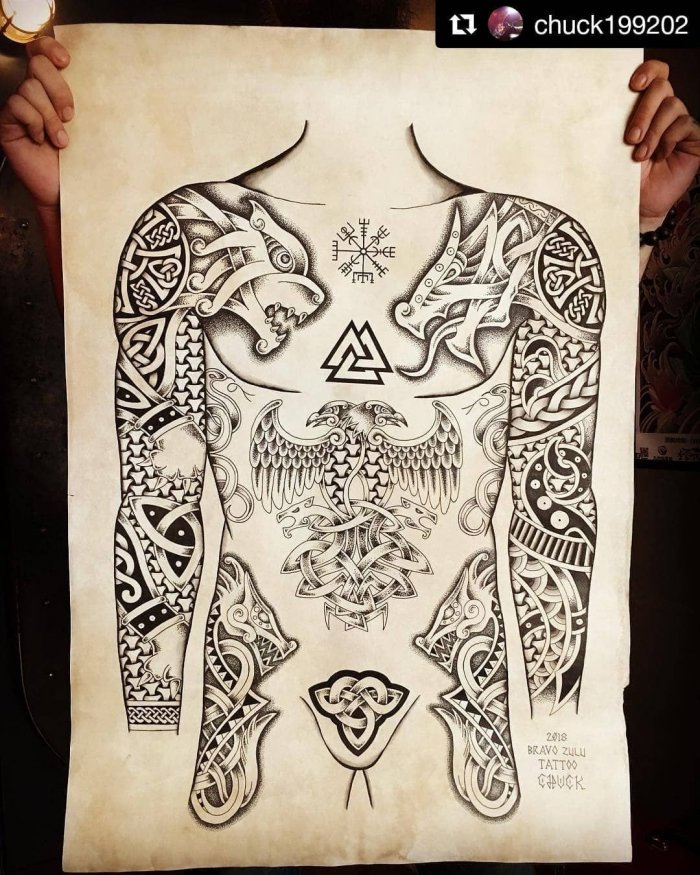 скандинавские татуировки