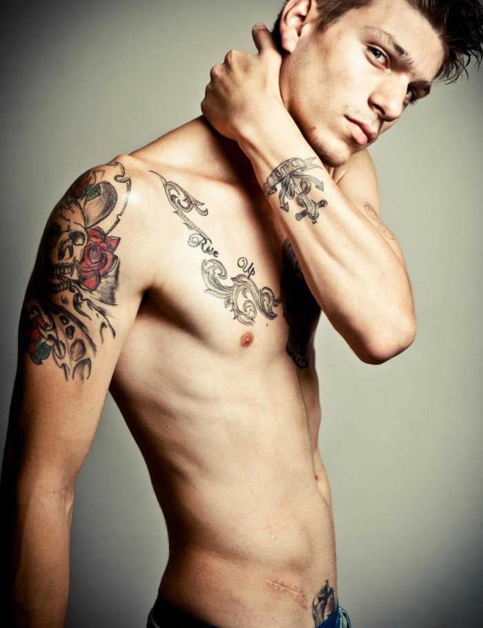 мужские тату