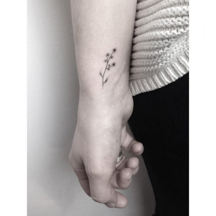 татуировка маленькая