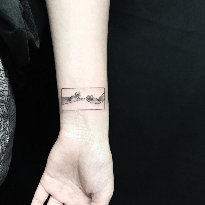 тату на запястье