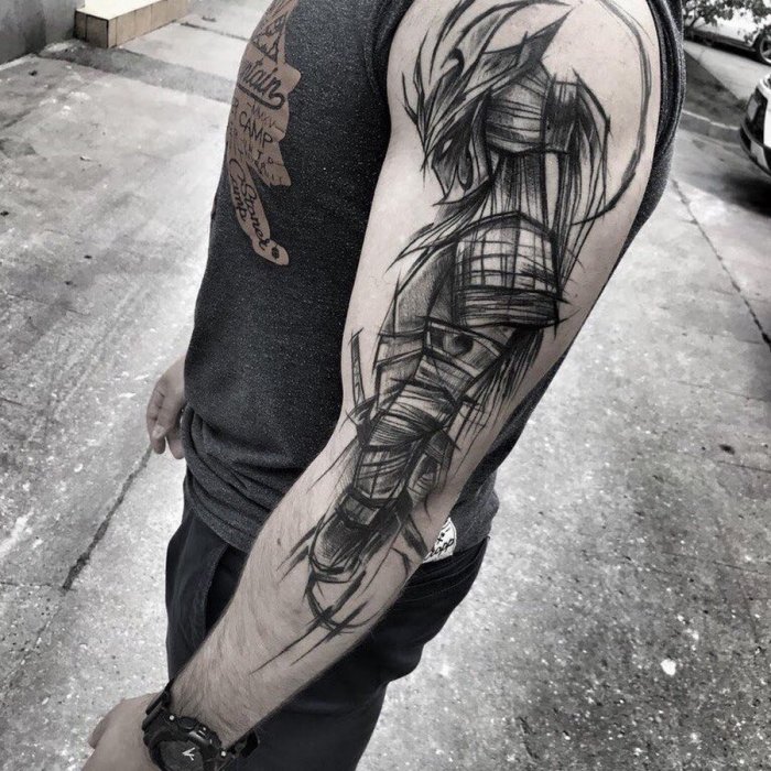 черные татуировки