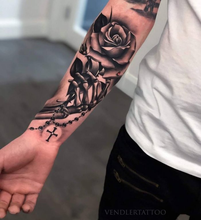 тату на предплечье мужские