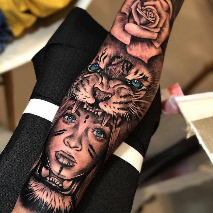 мужские татуировки на предплечье