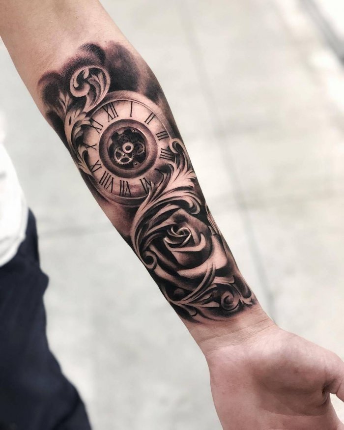 тату на предплечье