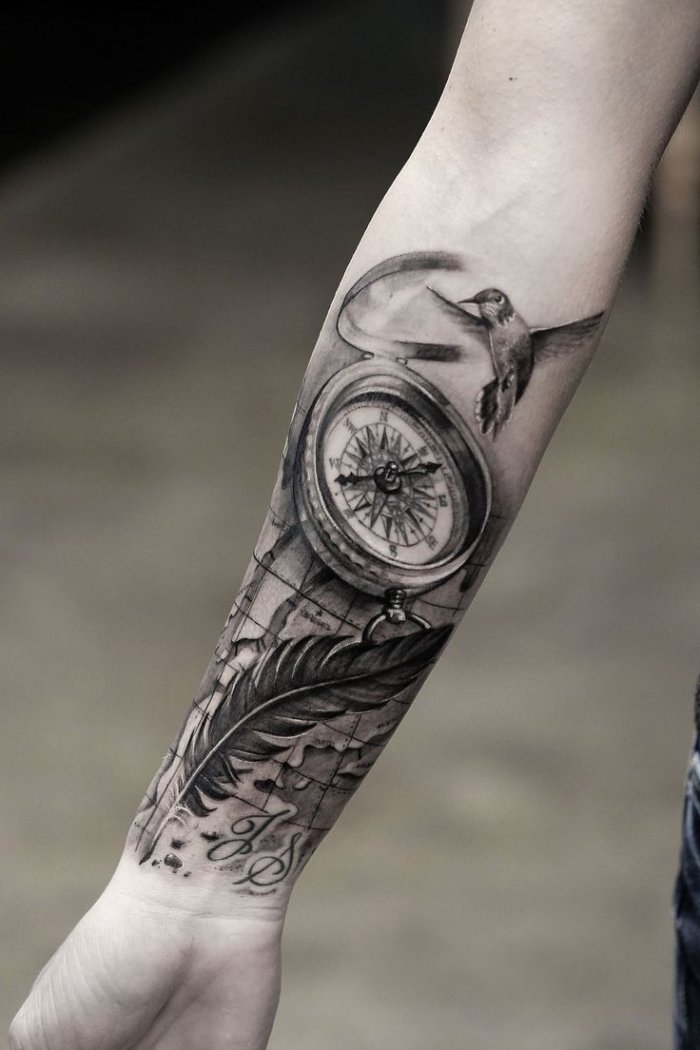 мужские татуировки на предплечье