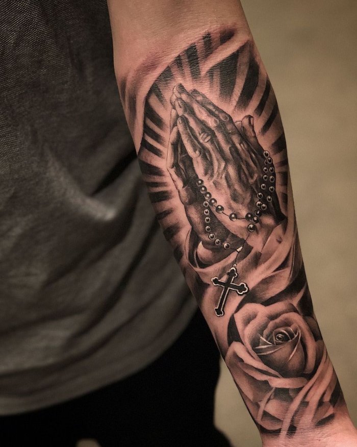 тату на предплечье