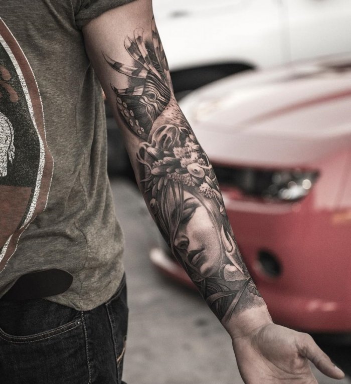 мужские татуировки на руке
