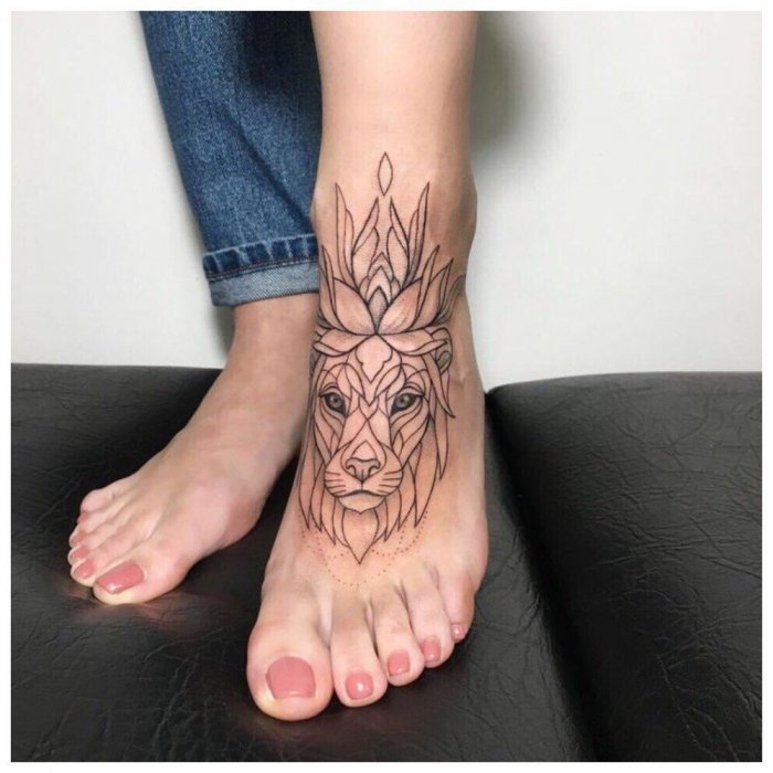 идеи для тату на ноге