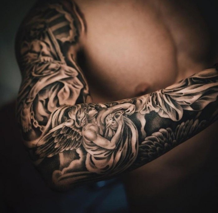 красивые тату на руке мужские