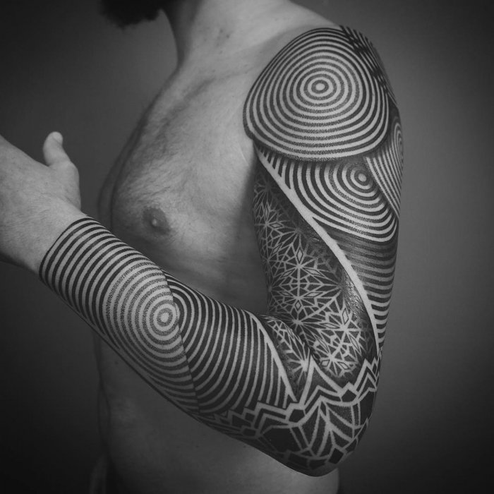 блэкворк узоры тату