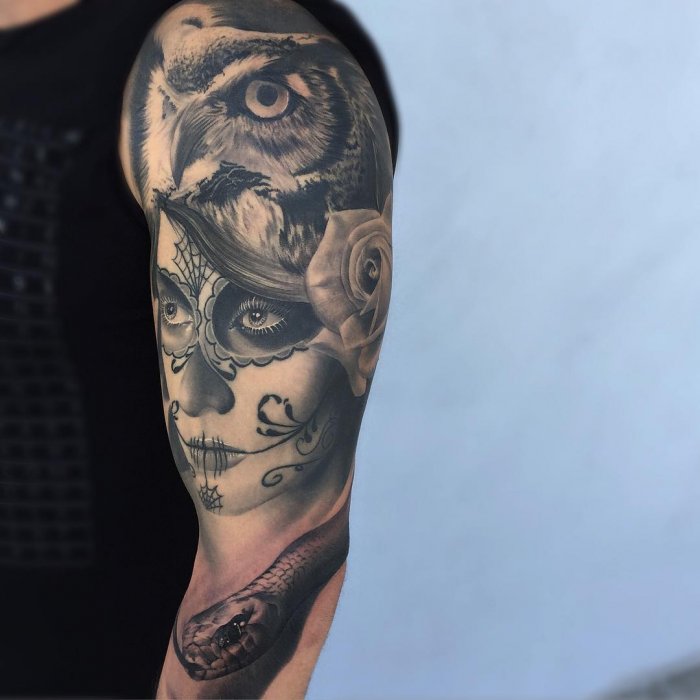 татуировки в стиле