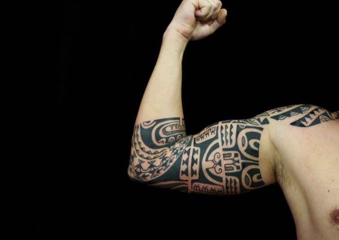 татуировки маори