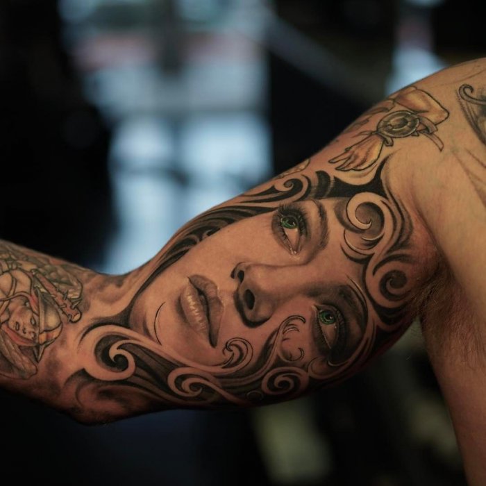 мужские татуировки на предплечье