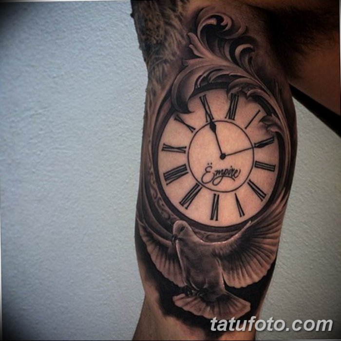 тату часы