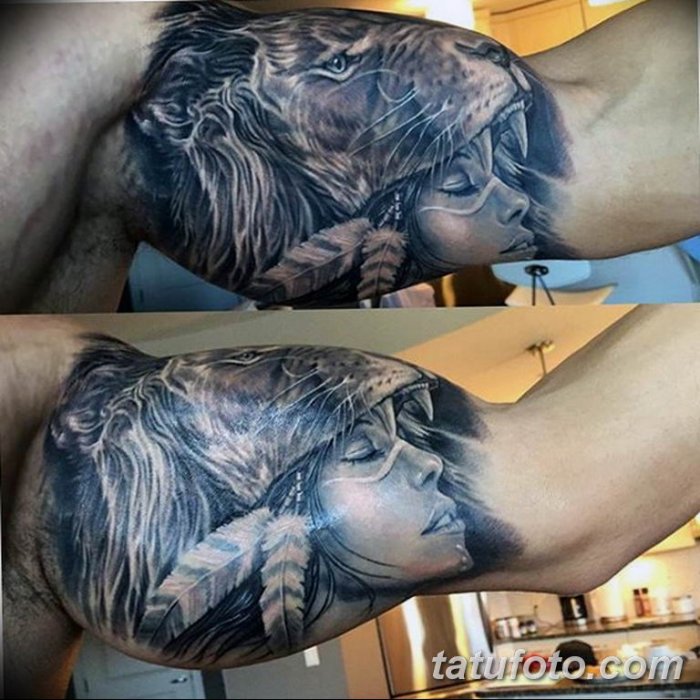 мужские тату на бицепсе