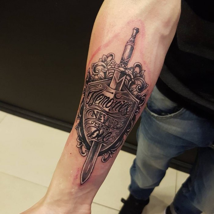 татуировки на предплечье мужские