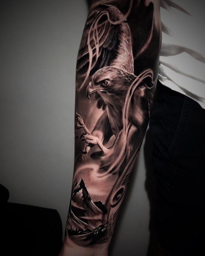 мужские татуировки на предплечье