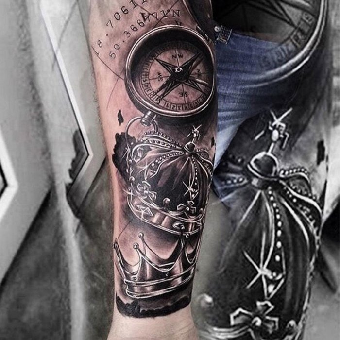 тату на предплечье