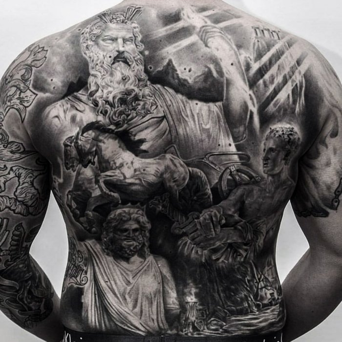 татуировки для мужчин на спине