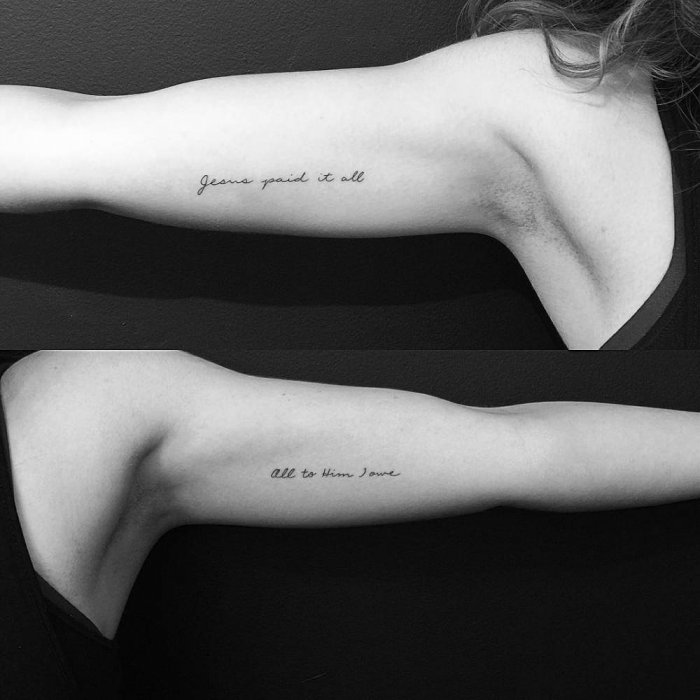 маленькие татуировки